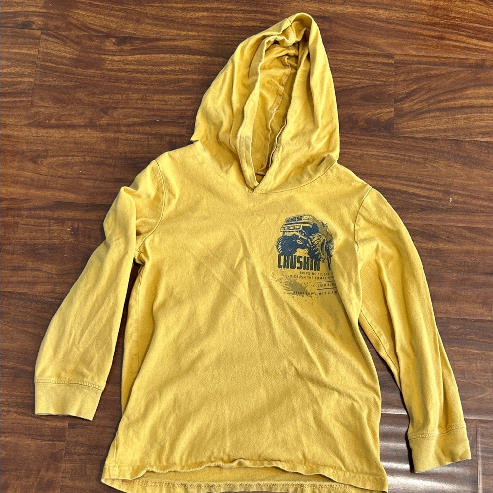 Carter's Yellow Graphic Kids Hoodie